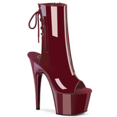 Pleaser Adore 1018 Burgundy Platform Shoes